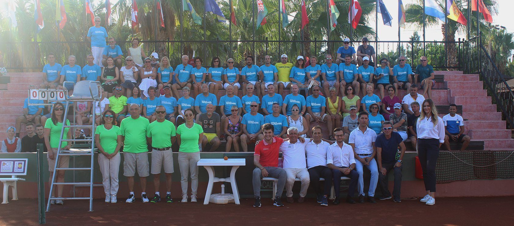 Gruppenfoto der Teilnehmer der 10th. Ali Bey Senior Open