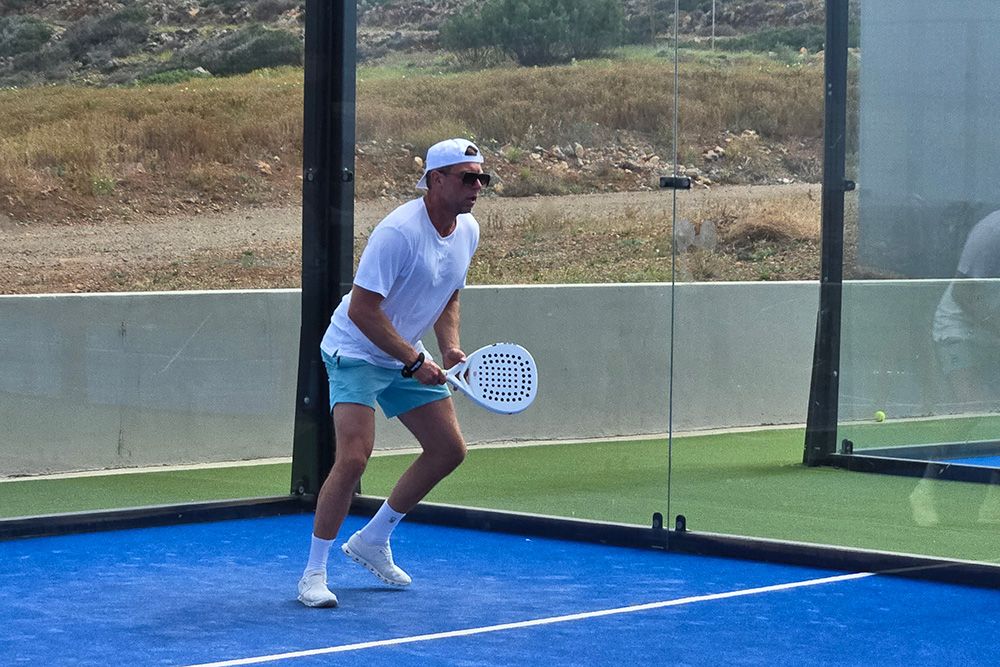 20250514_102938 Padel Camp Hernan Flores, spielender Teilnehmer
